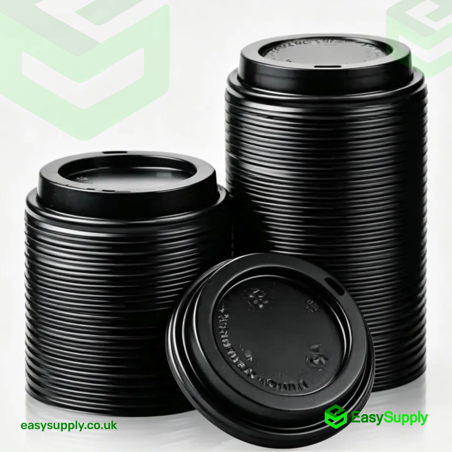 8 oz Black Coffee Cup Lids 1000 Pcs