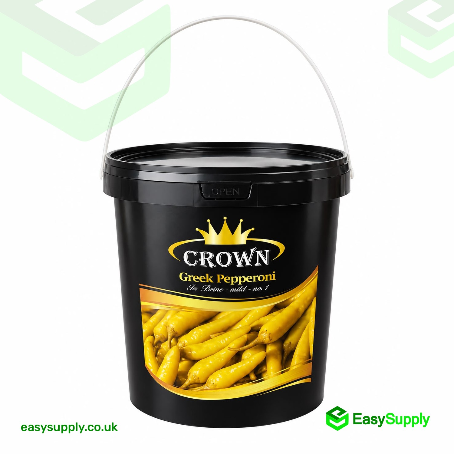 Crown Greek Style Pickled Peppers (Bucket)