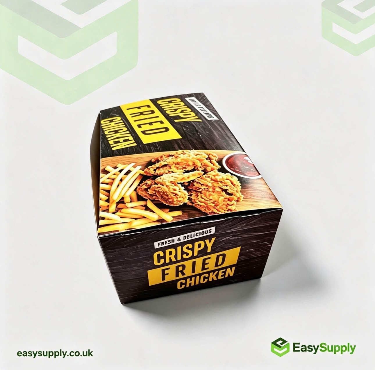 FC0 small chicken box closed angled view