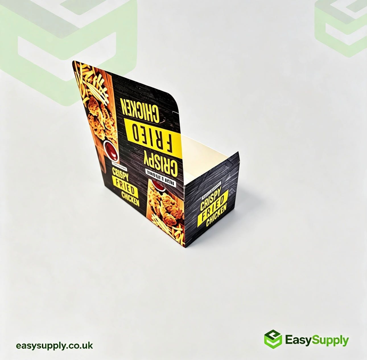 FC3 small chicken box Crispy Fried Chicken print design