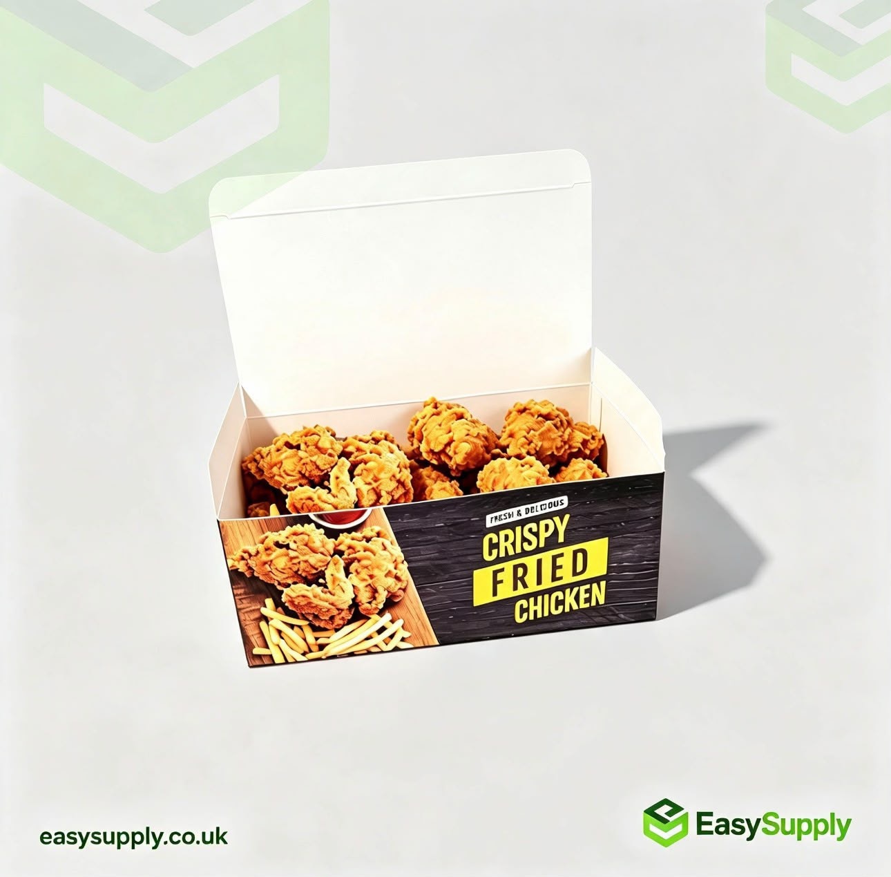 FC3 small chicken box open with fried chicken