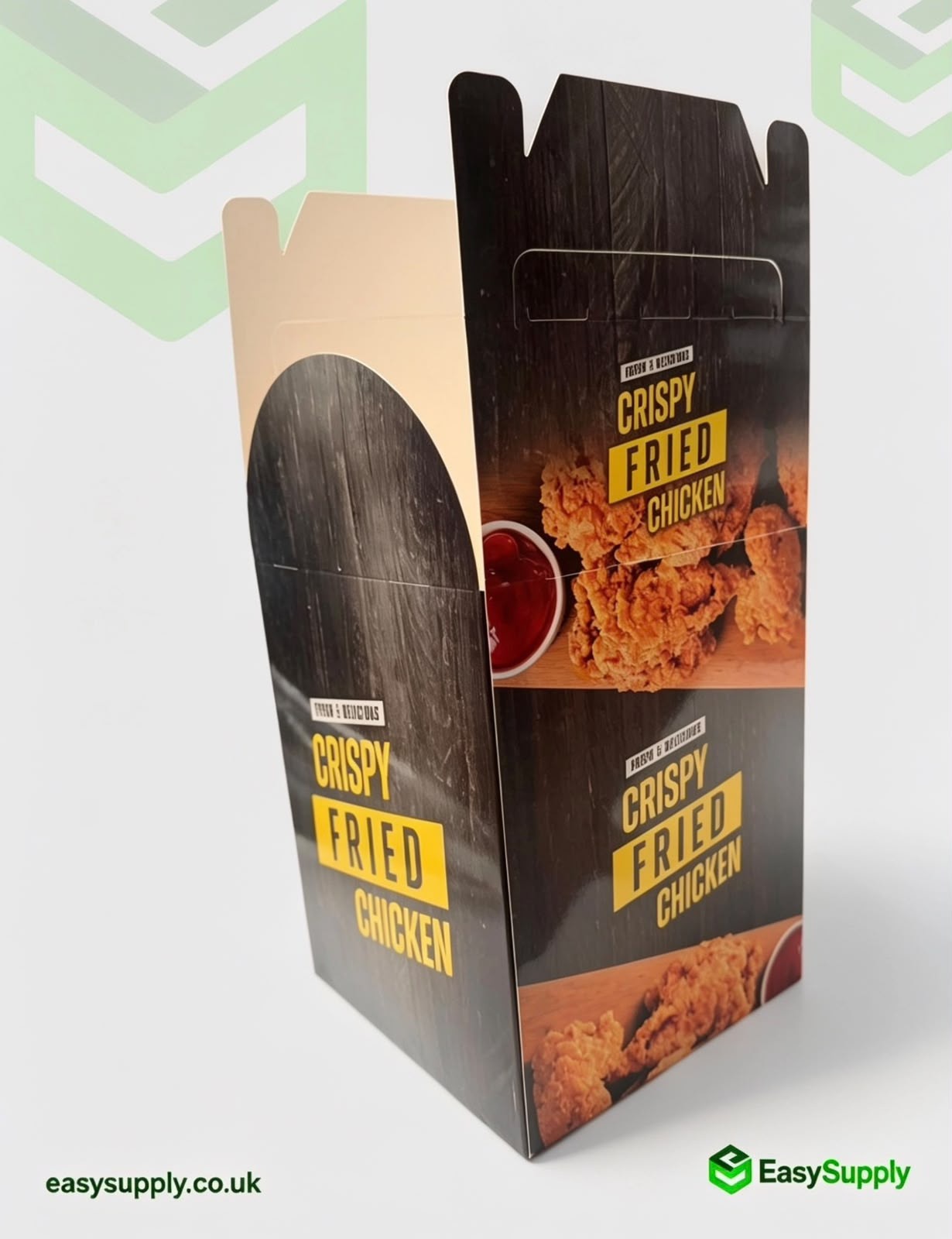 FC4 chicken box Crispy Fried Chicken print design