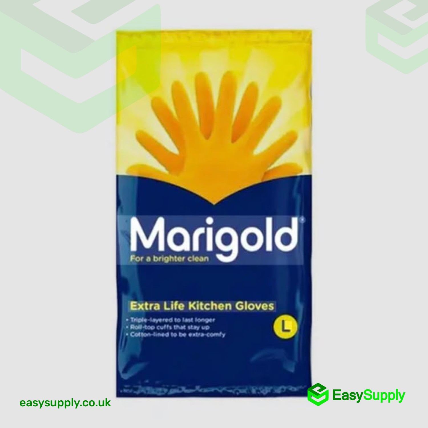 Marigold Extra Life Kitchen Gloves - Large (6 Pairs)