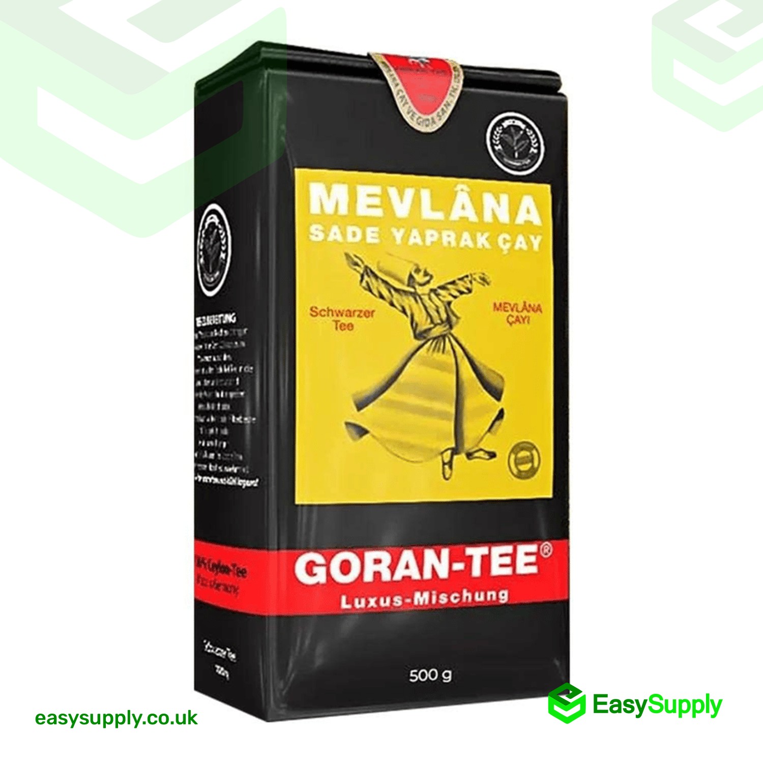 Mevlana Goran Tee Yaprak Çay Original 500 G – Ceylon Loose Leaf Black Tea 500 g