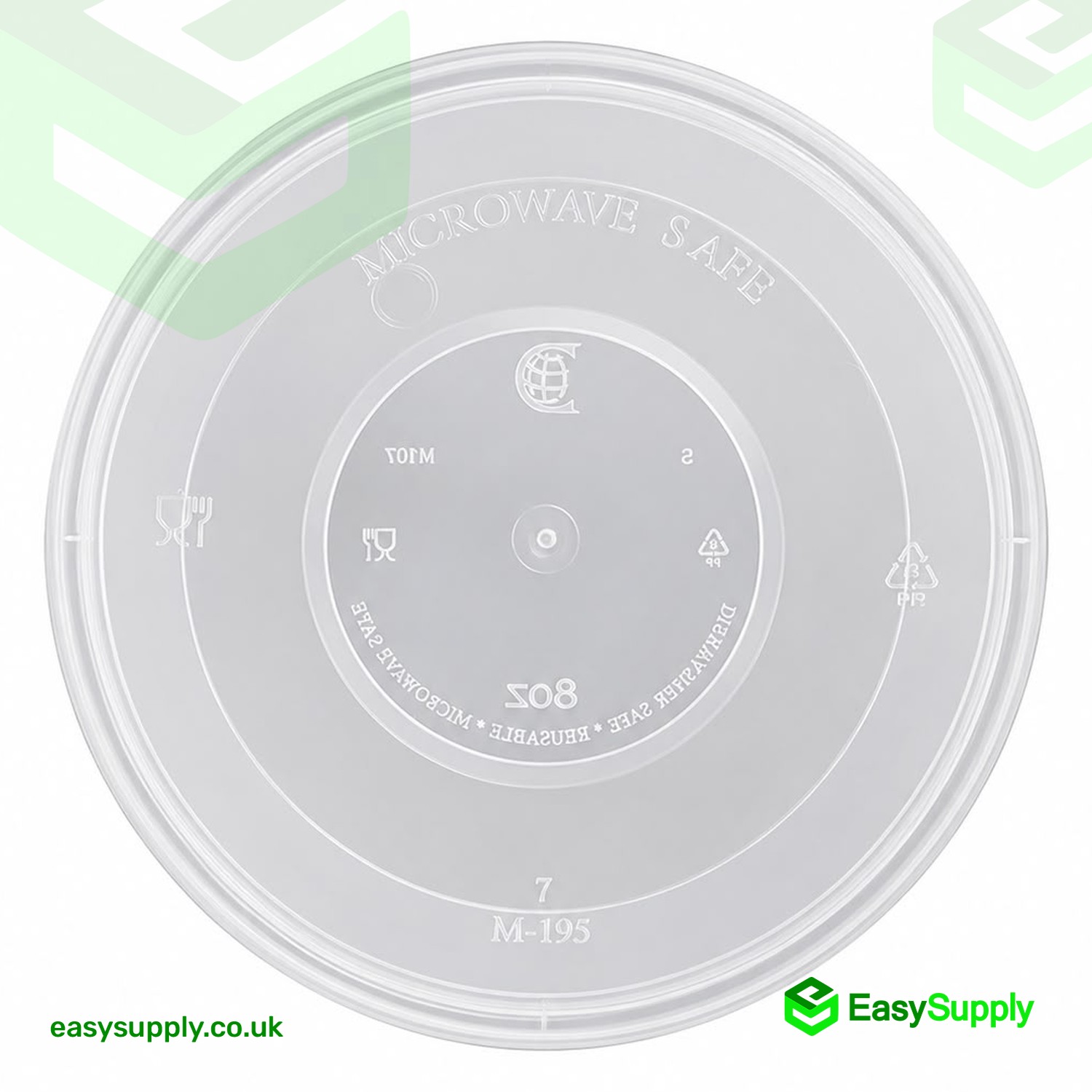 8 oz 225ml Heavy Duty Microwaveable Containers (250 Pcs)