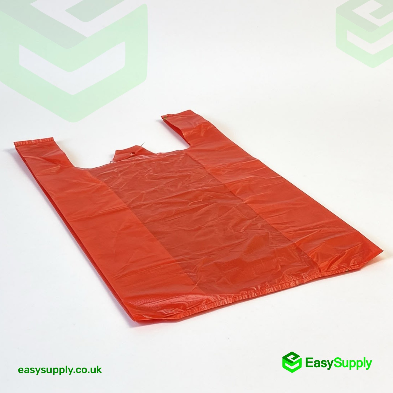 Red Vest Carriers Bags 11x17x21 S4