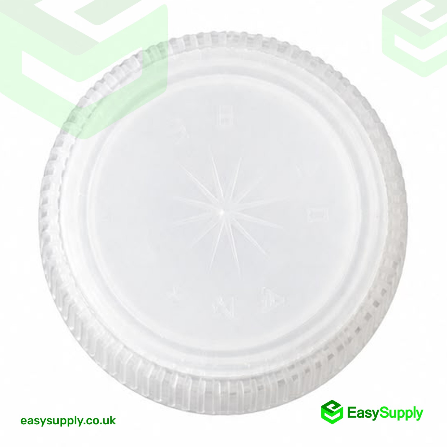 Top of the white screw cap for the 500 ml PET bottle