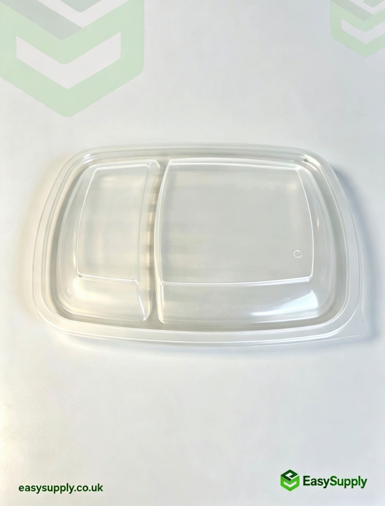 PP Lid for Rectangular 2-Compartment Container (23x17cm)