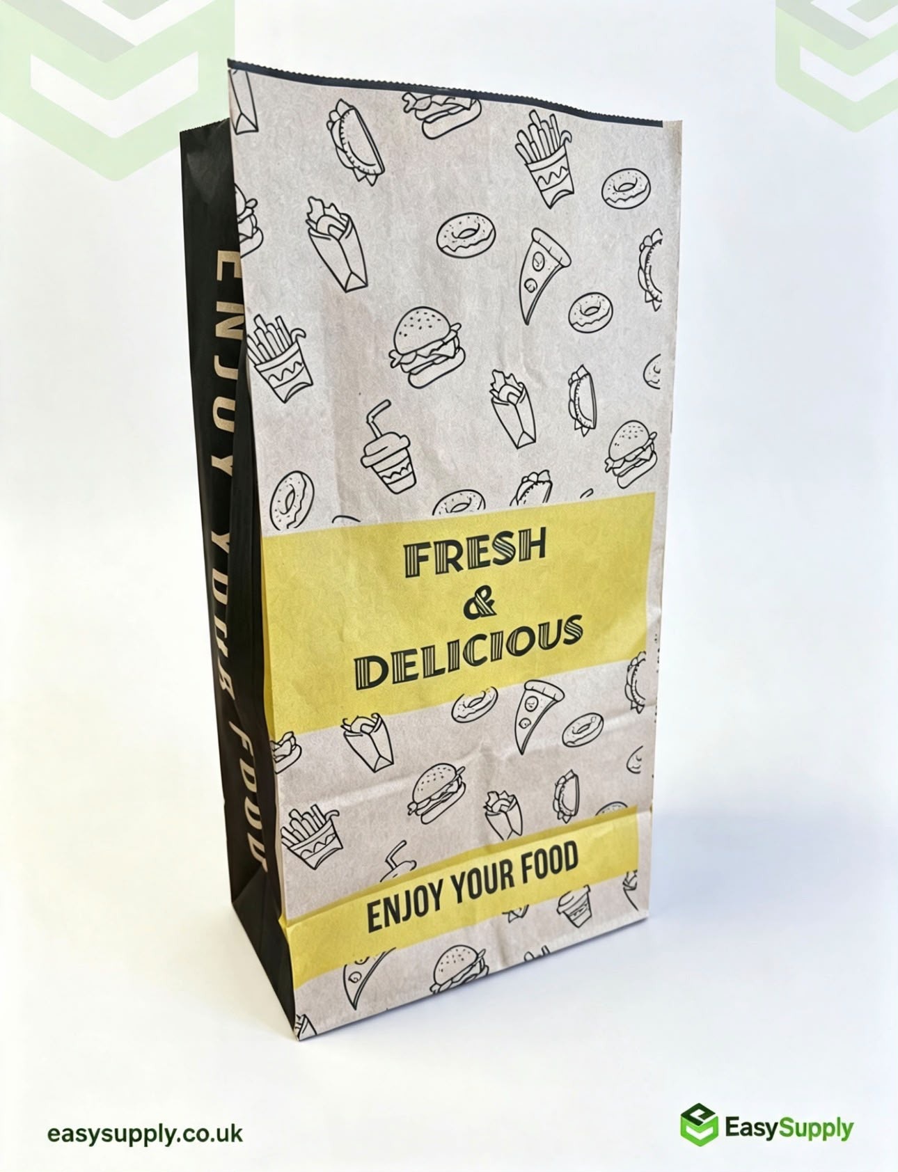 R8 Brown Takeaway Bag
