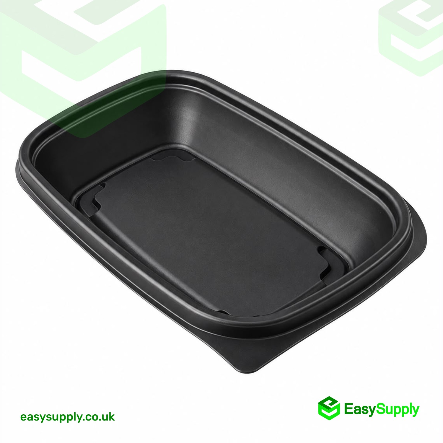 Black Sabert 375ml container at an angle showing the corner lift tab
