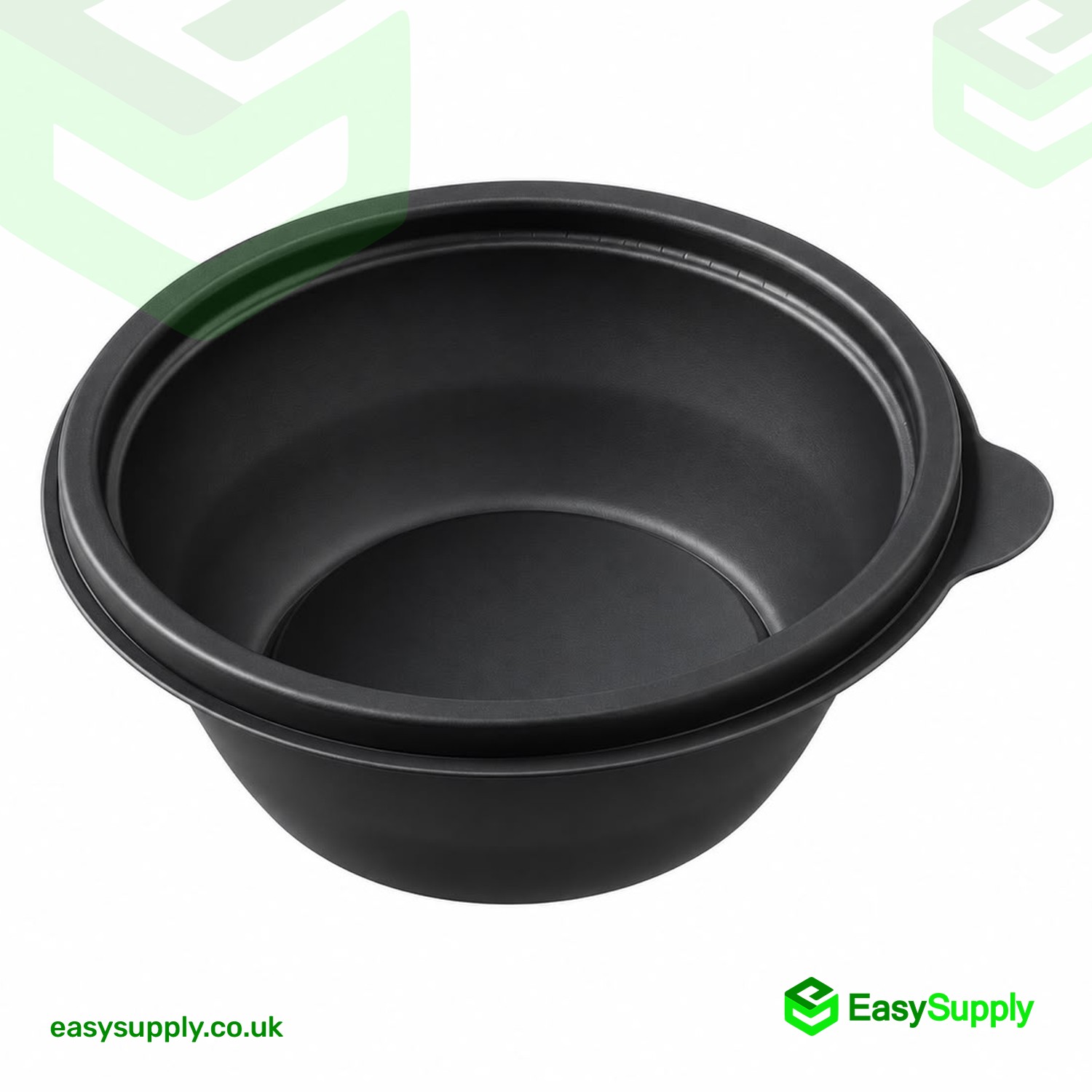 Sabert Round Container Black 375ml