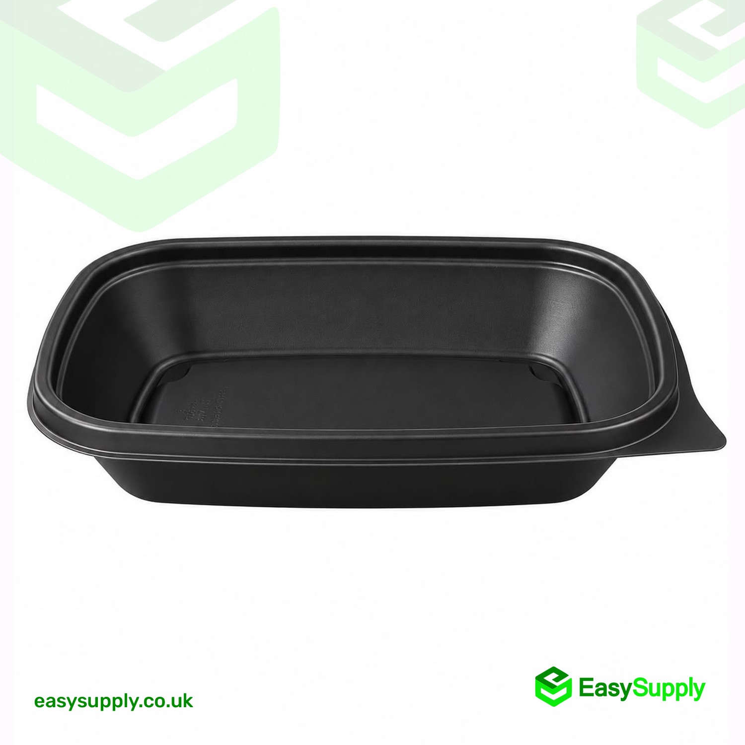 Sabert Rectangular Container PP Black 500ml
