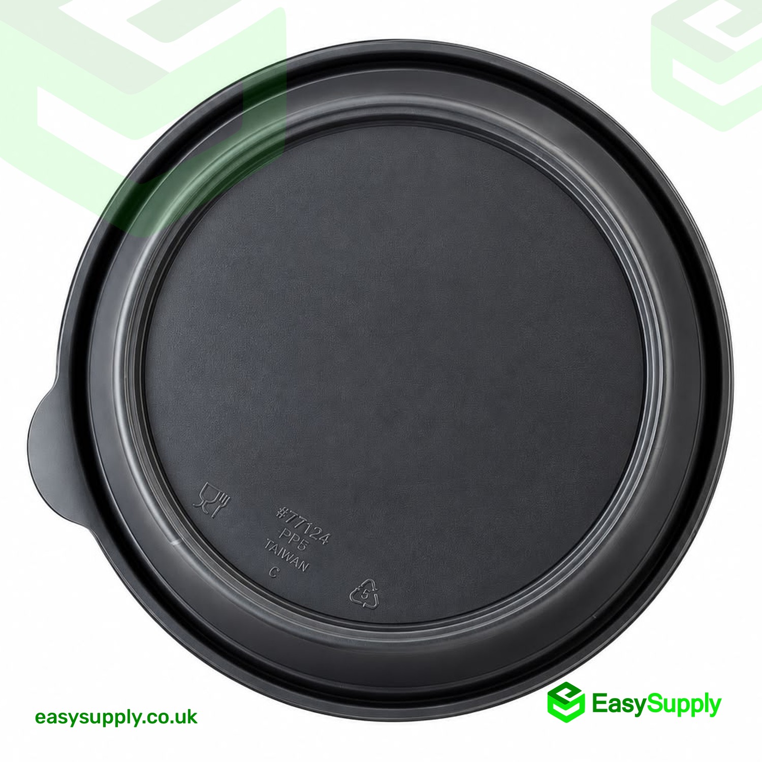 Base of the Sabert 196 x 43 mm round container