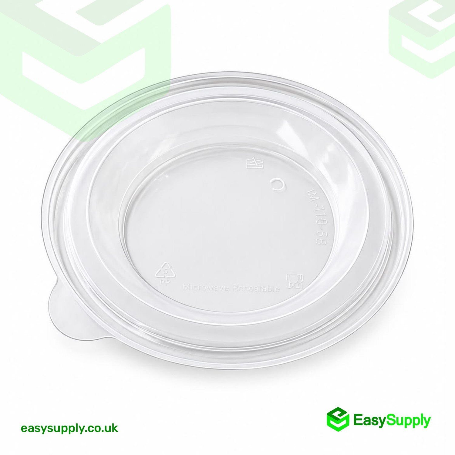 Sabert Round Lid PP for 250 / 375 / 500ml Containers