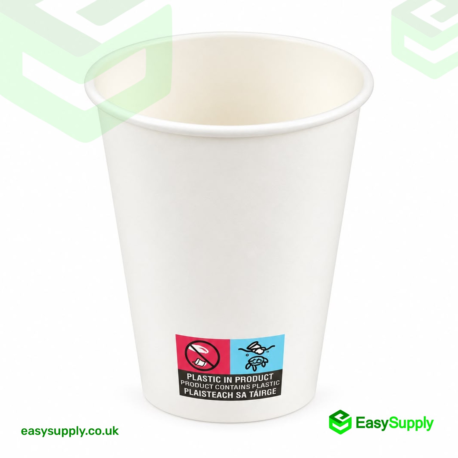 6 oz White Single Wall Paper Cups 1000 Pcs