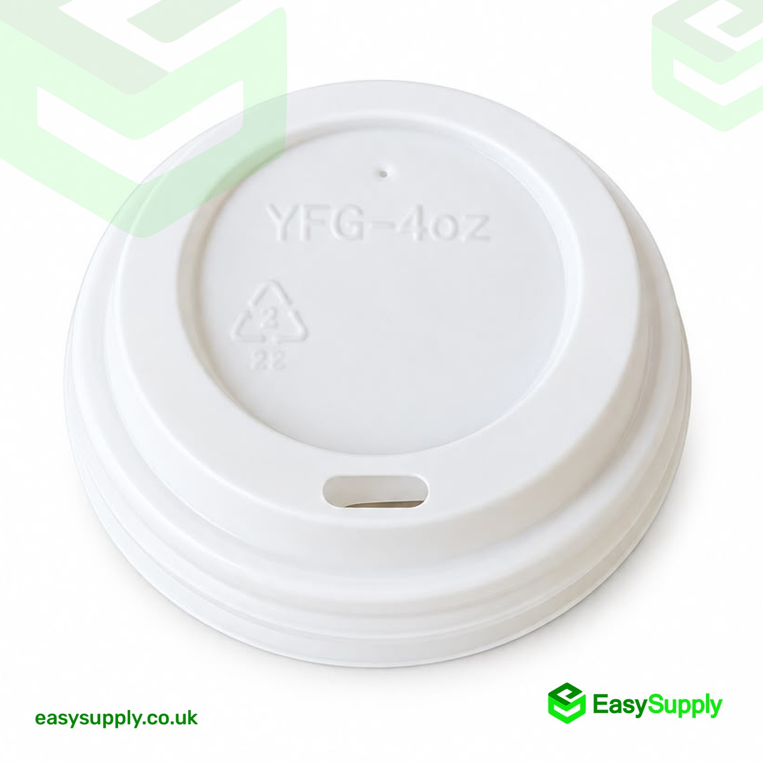 4 oz White Cup Lids 1000 Pcs