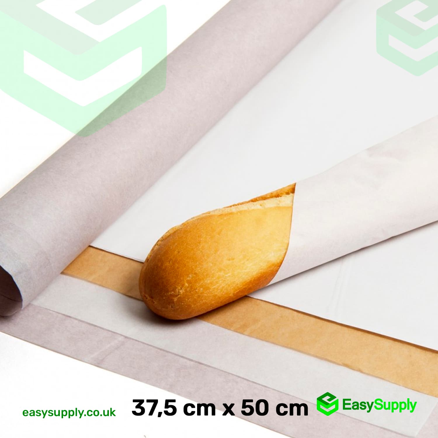 15" × 19,5" Pure Greaseproof Sheets 37,5 cm × 50 cm - view 2