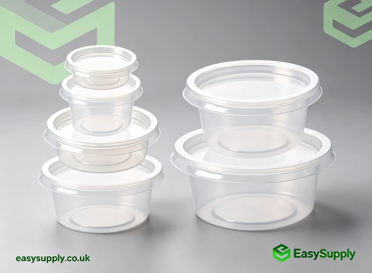 2 oz 50 ml 71 mm  Clear Pots & Separate Lids 1000 Pcs Sauce Pots - view 2