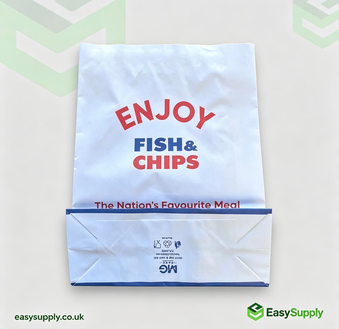 ENJOY Greaseproof Lined SOS 2 Bag 180 x 70 x 230 mm 250 Pcs  - view 2
