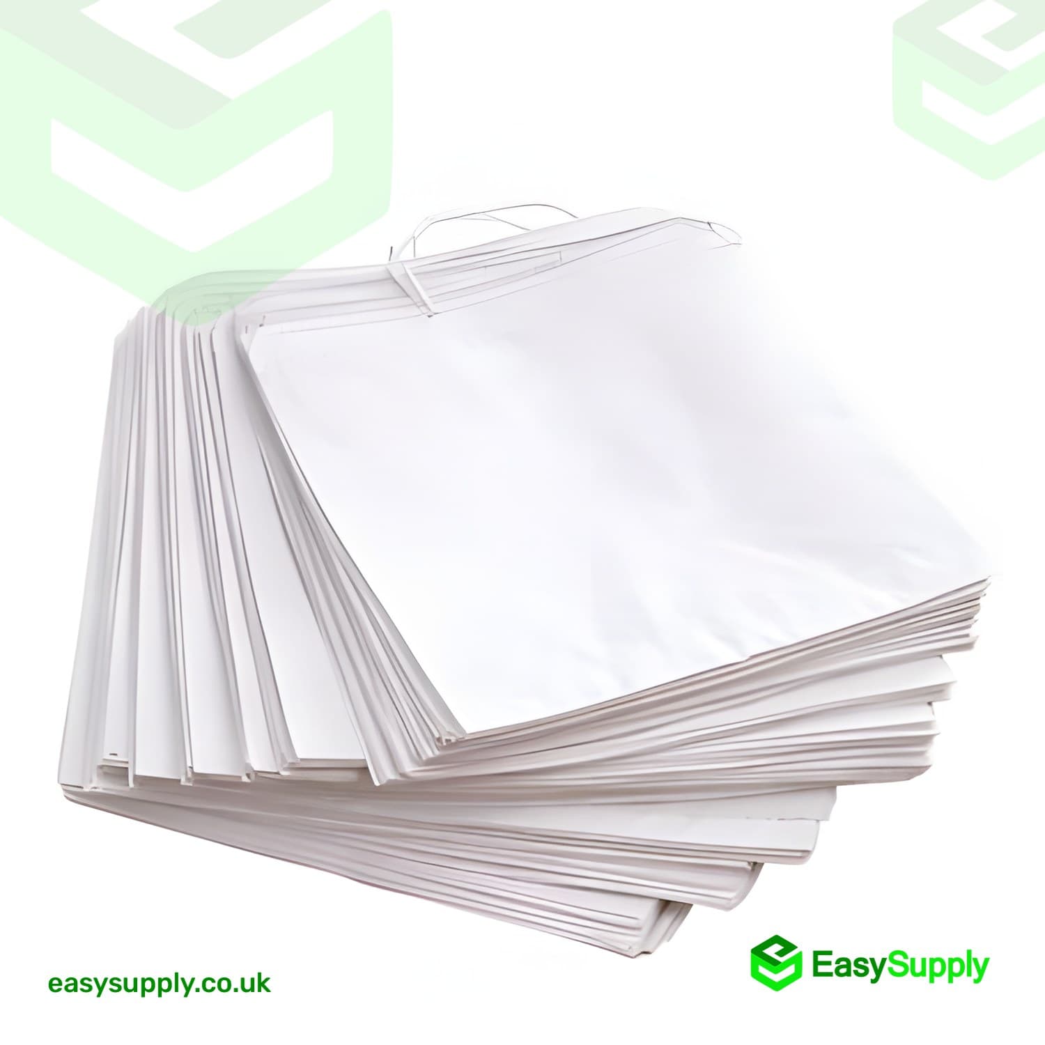 12 x 12 White Paper Bag Paper - view 3