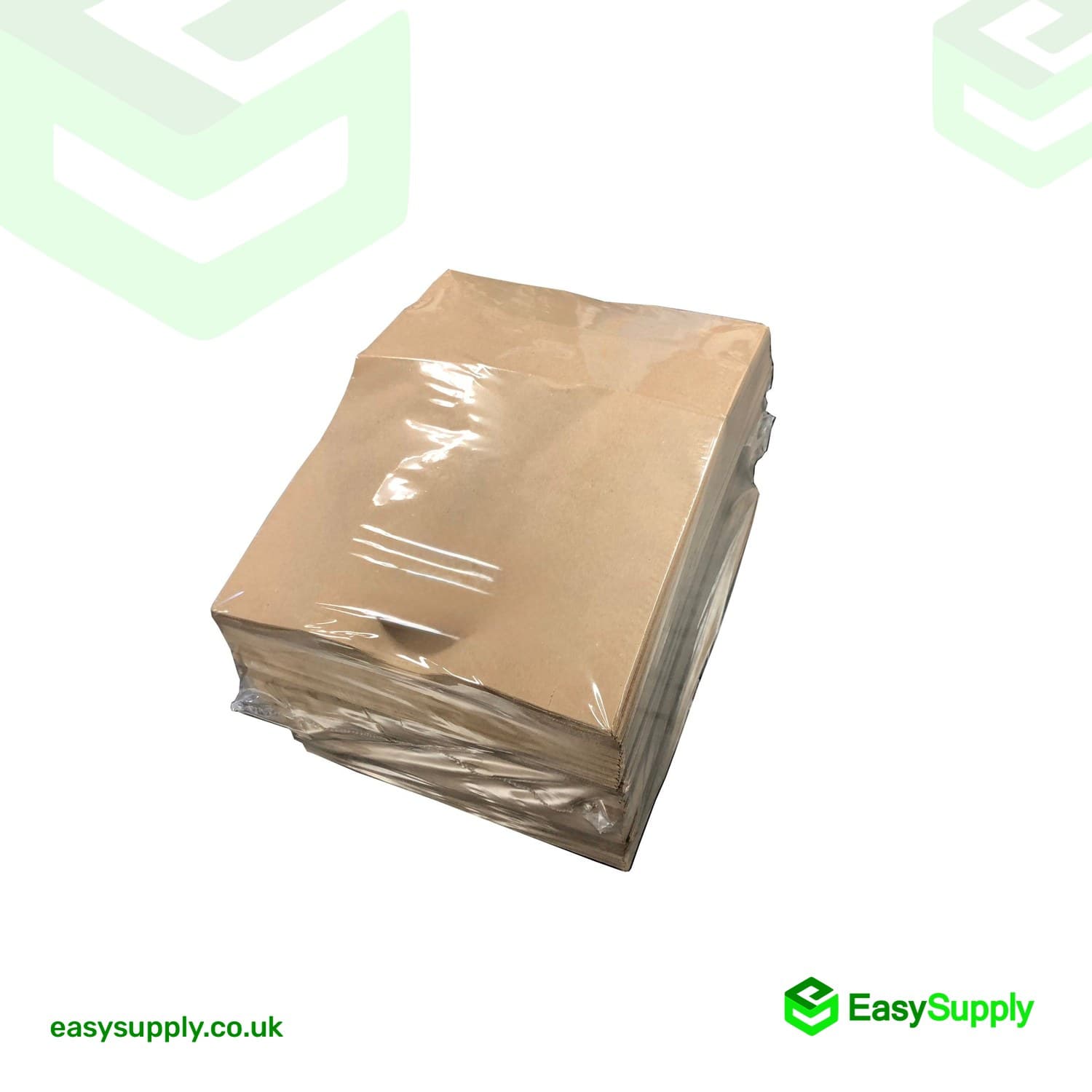 Brown SOS Grab Bag No Handles 310 x 160 x 440 mm 100 Pcs  - view 3