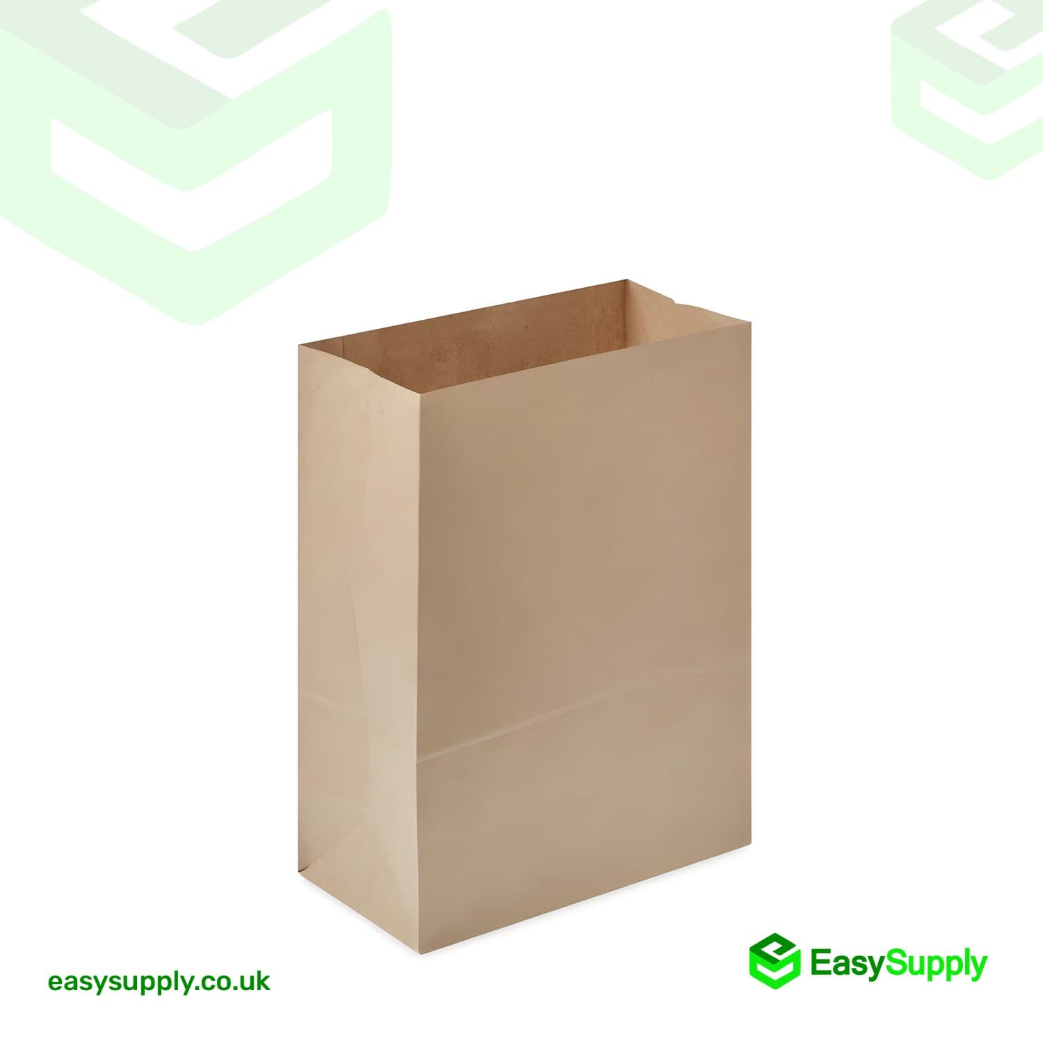 Brown SOS Grab Bag No Handles 310 x 160 x 440 mm 100 Pcs  - view 4