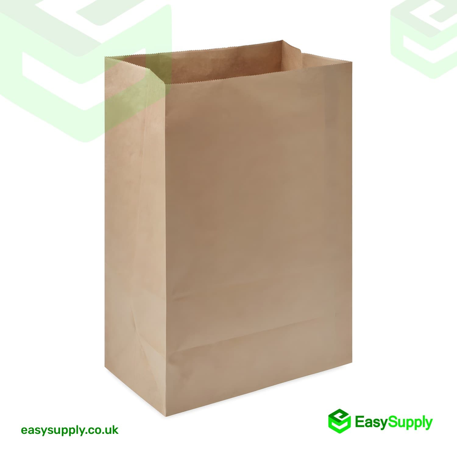 Brown SOS Grab Bag No Handles 250 x 160 x 400mm 100 Pcs 