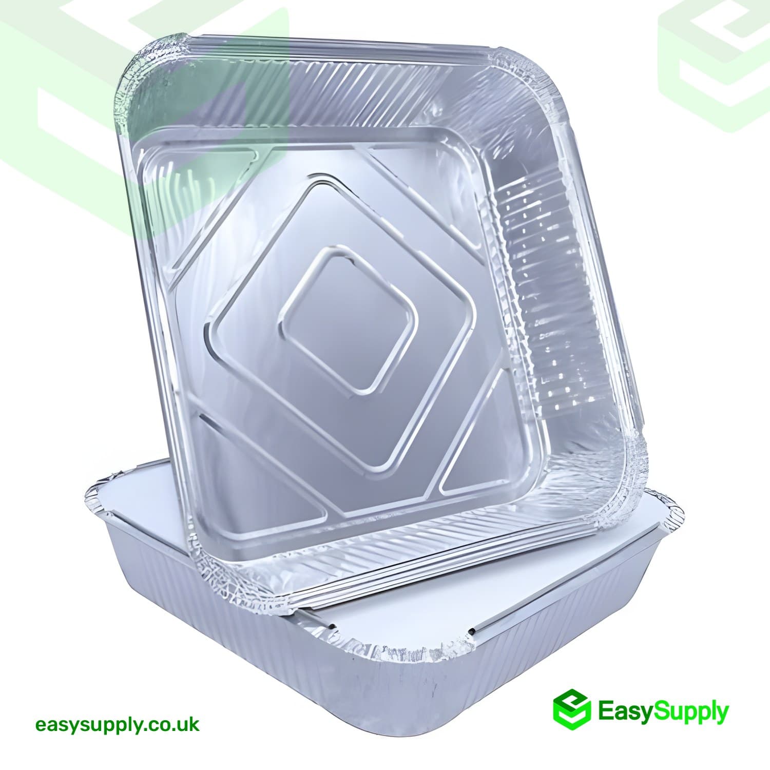 No.9x9 Deep 2” Foil Container  - view 2