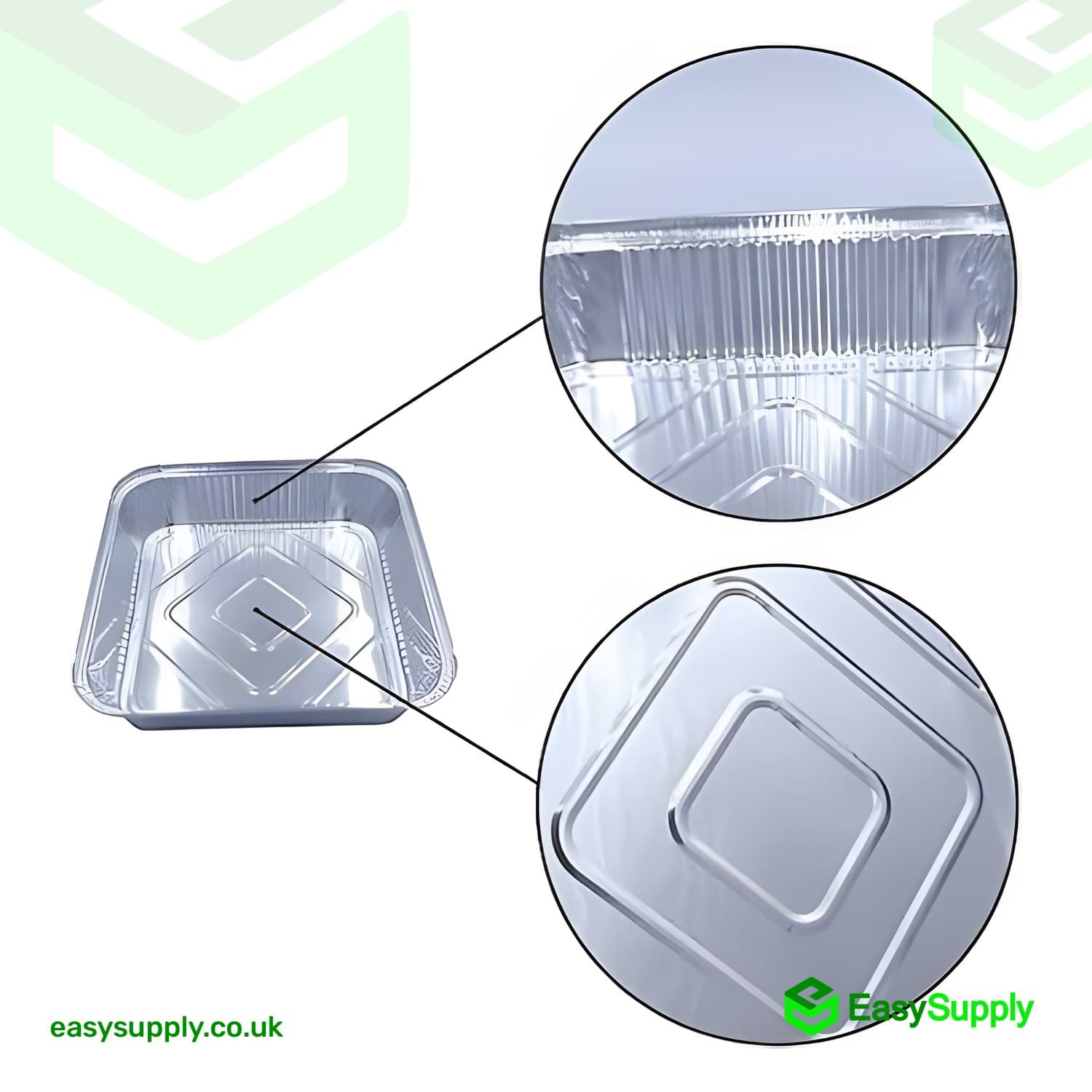 No.9x9 Deep 2” Foil Container  - view 4