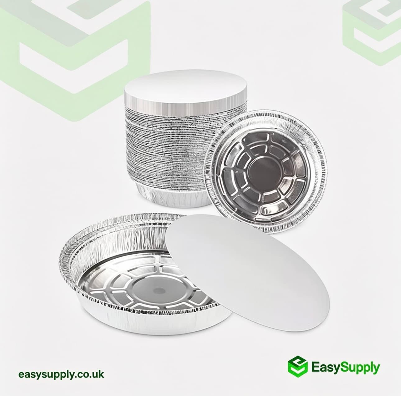 No.12 Heavy Poly Coated Foil Container Lids  - view 2