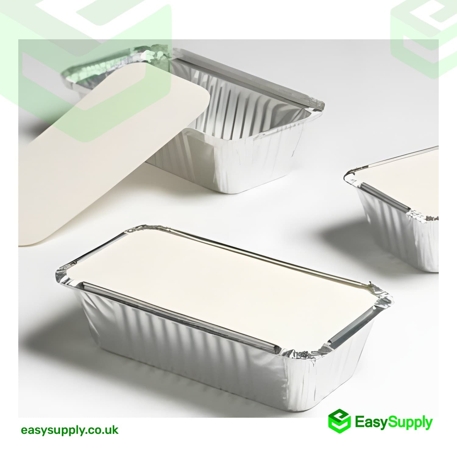No.6A Lid Std Poly Coated Foil Container Lids - view 2