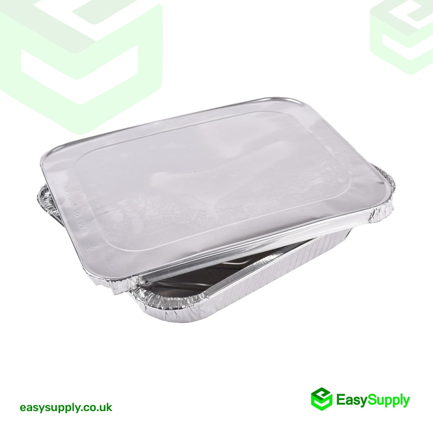 Half Gastro Foil Lids 100 Pcs Container Lids - view 2