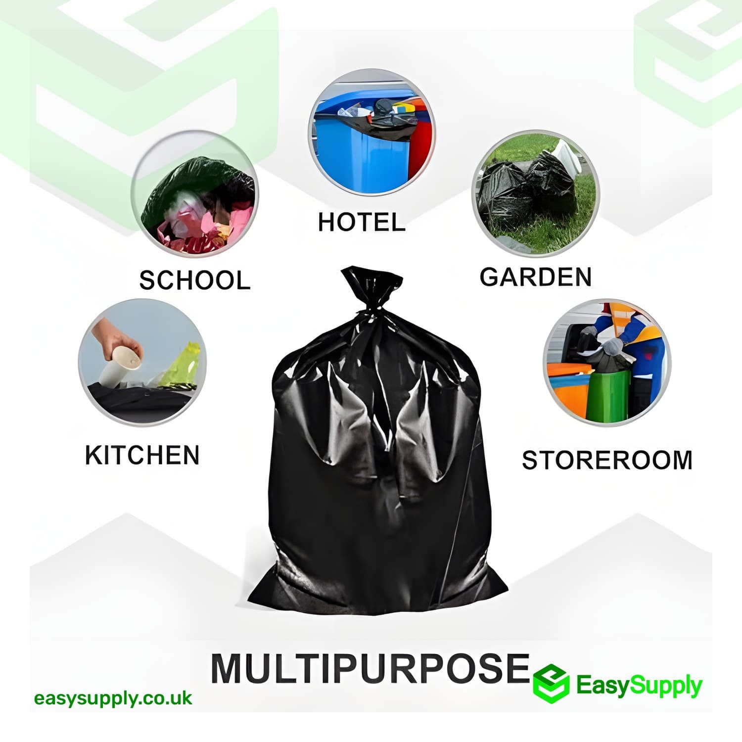 Super Strong Black Compactor 500x830 x1100mm 20''x33''x 44''  - view 2