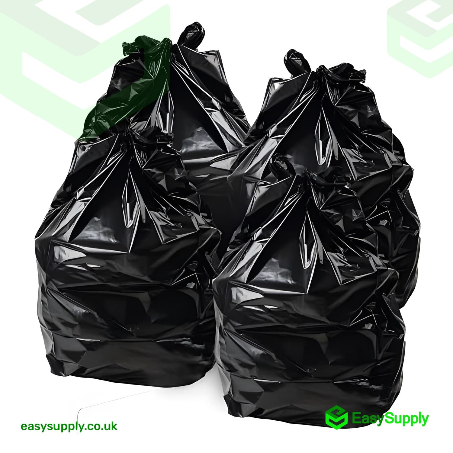 Bin Bag Black Heavy Duty 450 x 720 x 96.500 mm 18''x 29''x 39''  - view 4