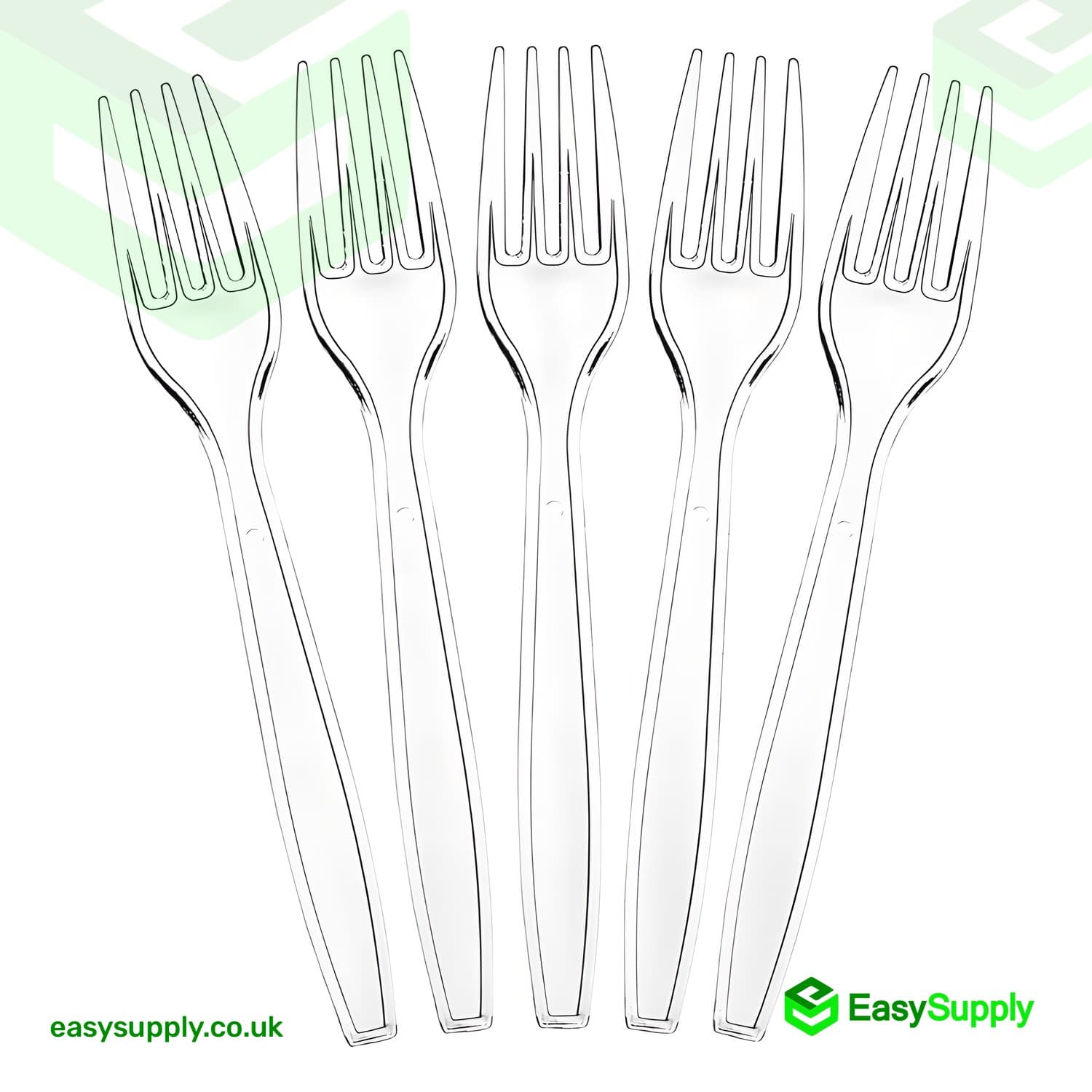 Ps Clear Fork Heavy Duty - Reusable 180mm  - view 3