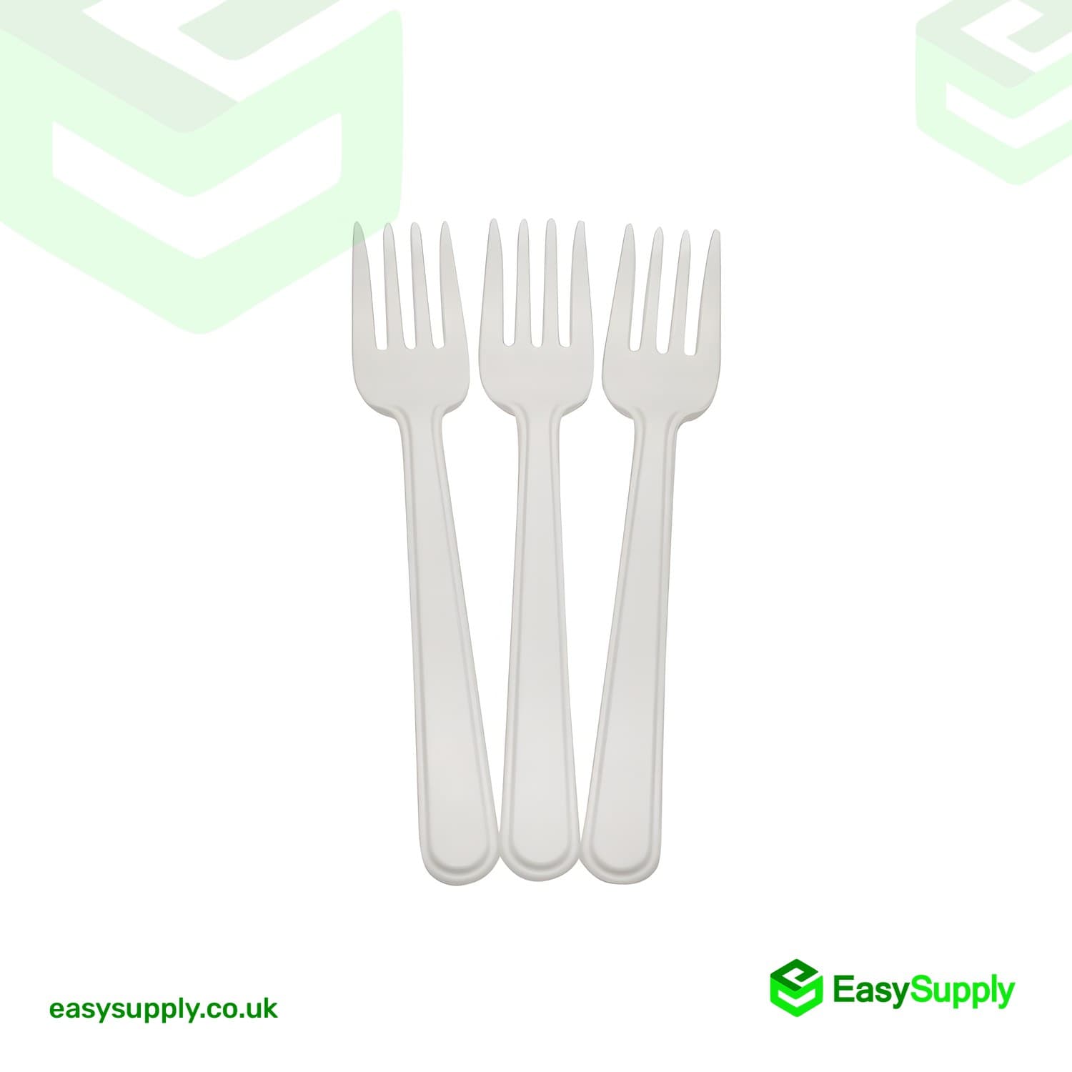 PP White Fork Heavy Duty - Reusable 180mm  - view 2