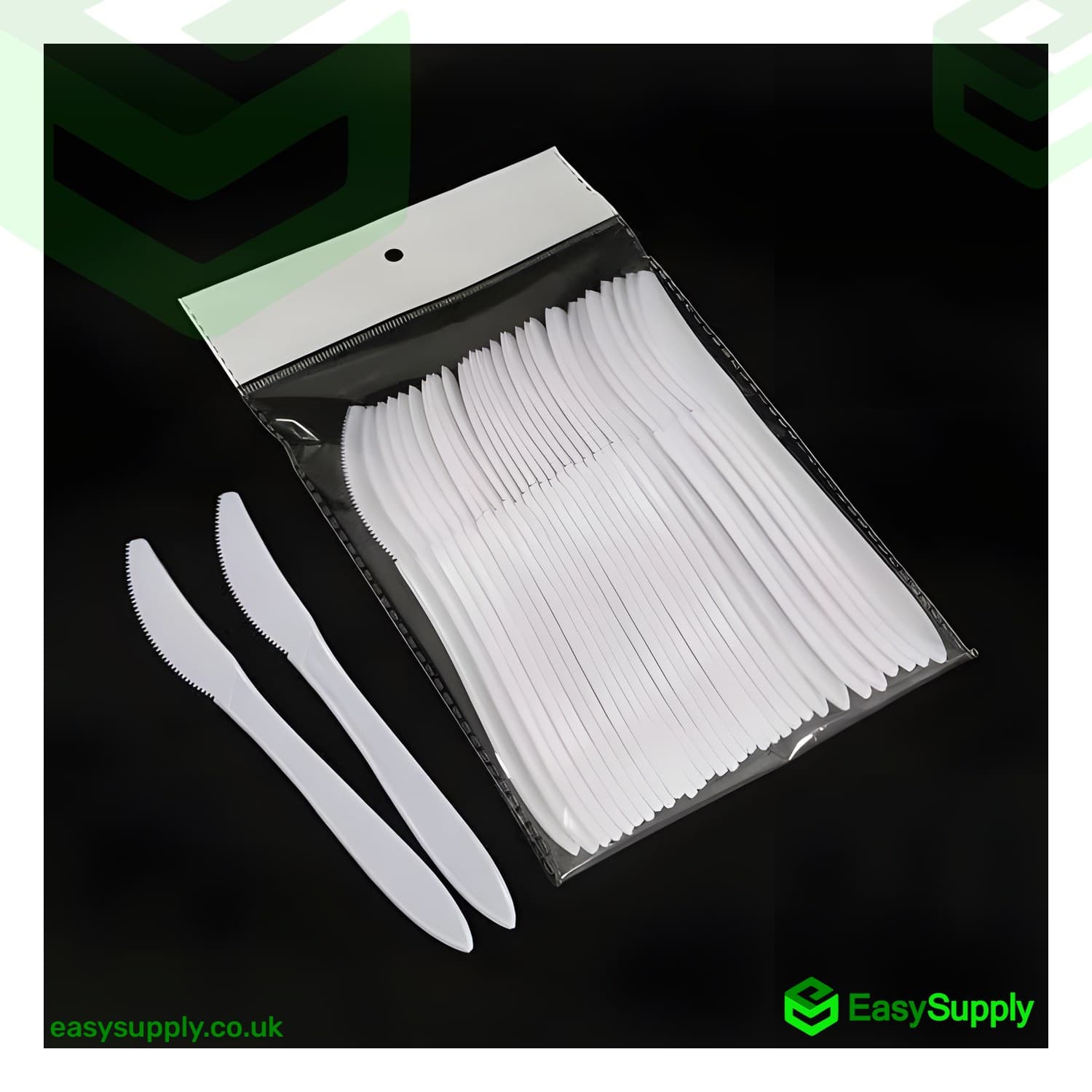 PP White Knife Heavy Duty - Reusable 180mm  - view 5