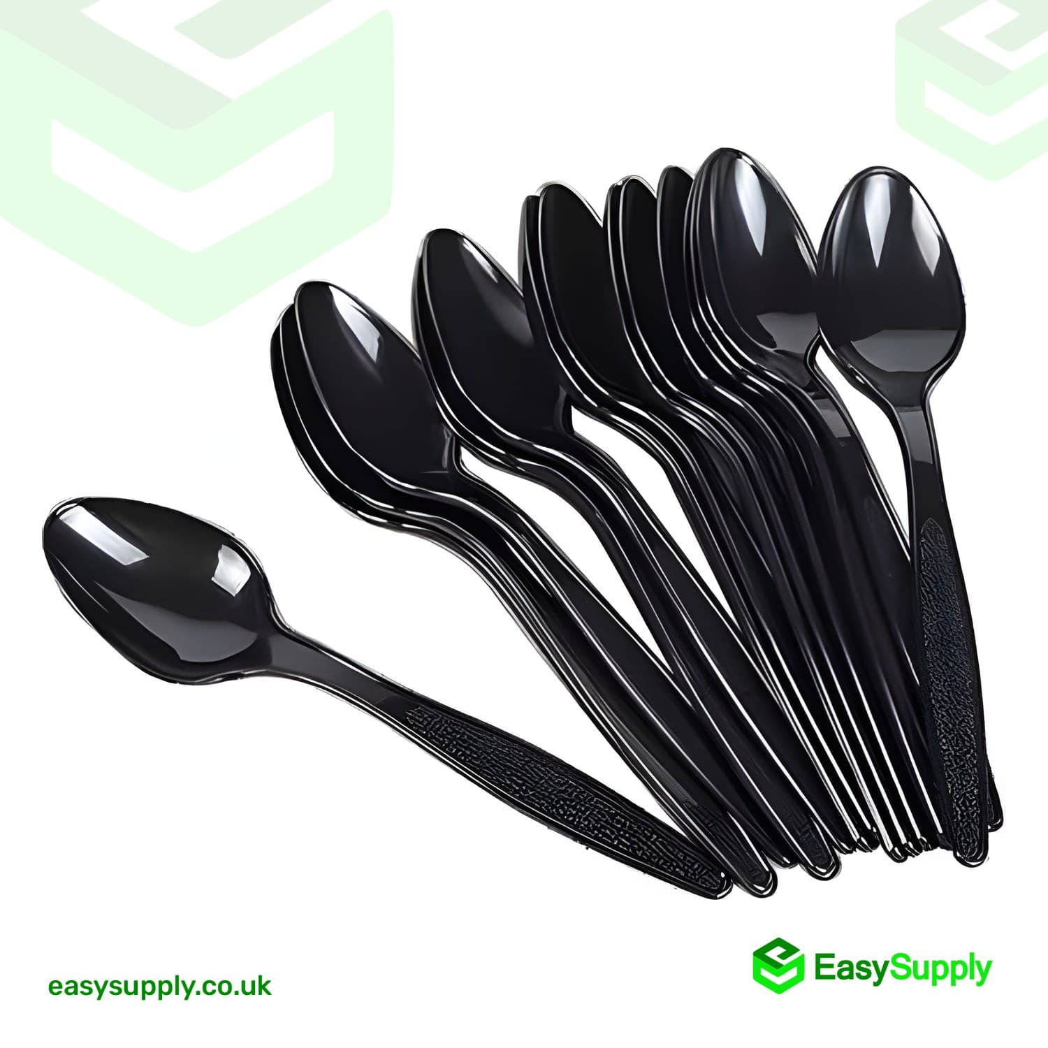 Black Reusable Heavy Duty Spoon 180 mm  - view 4