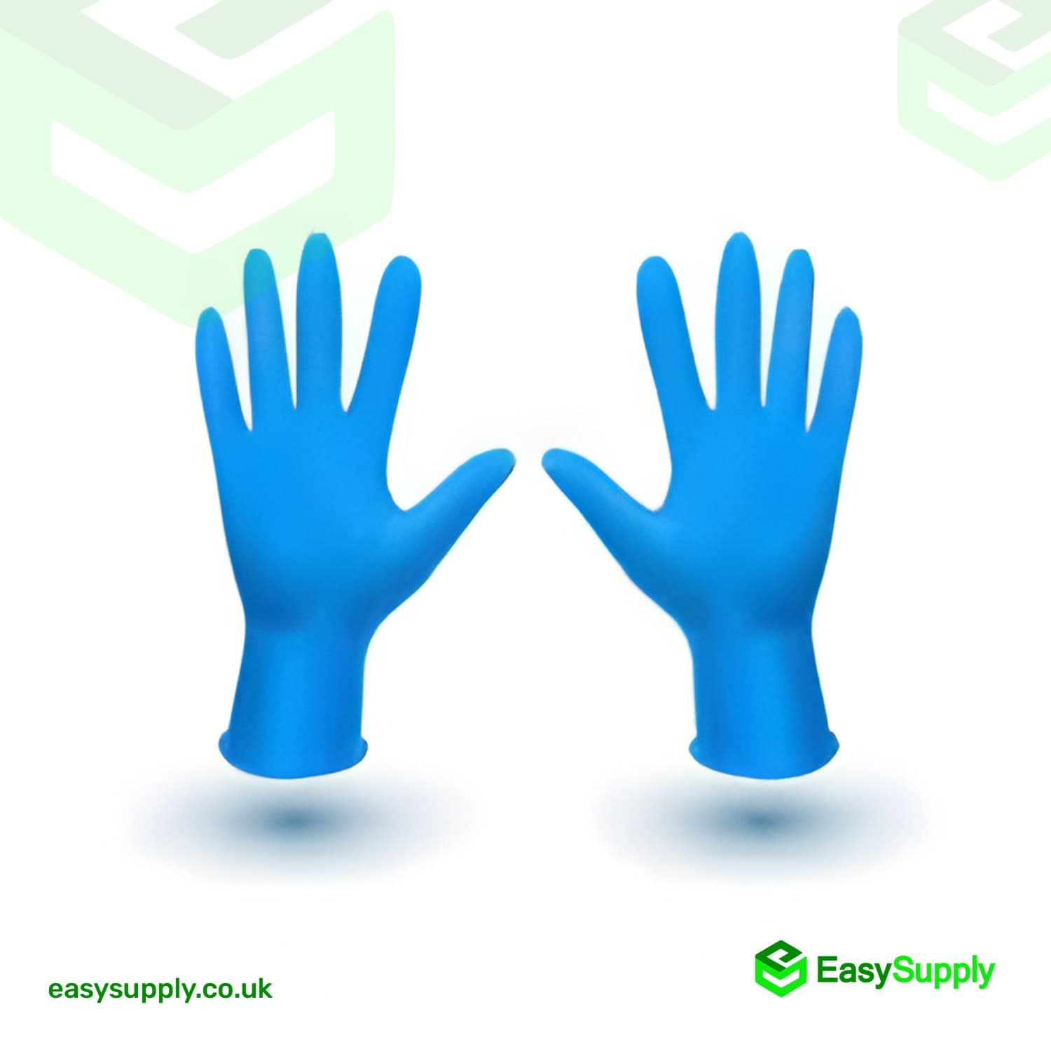Large Blue Vinyl Powder Free Gloves