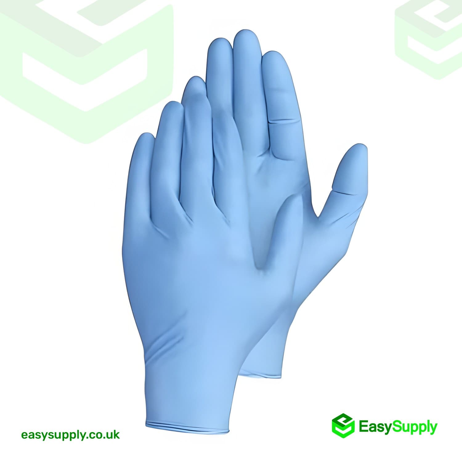 Blue Nitrile Gloves Powder Free Large - view 2