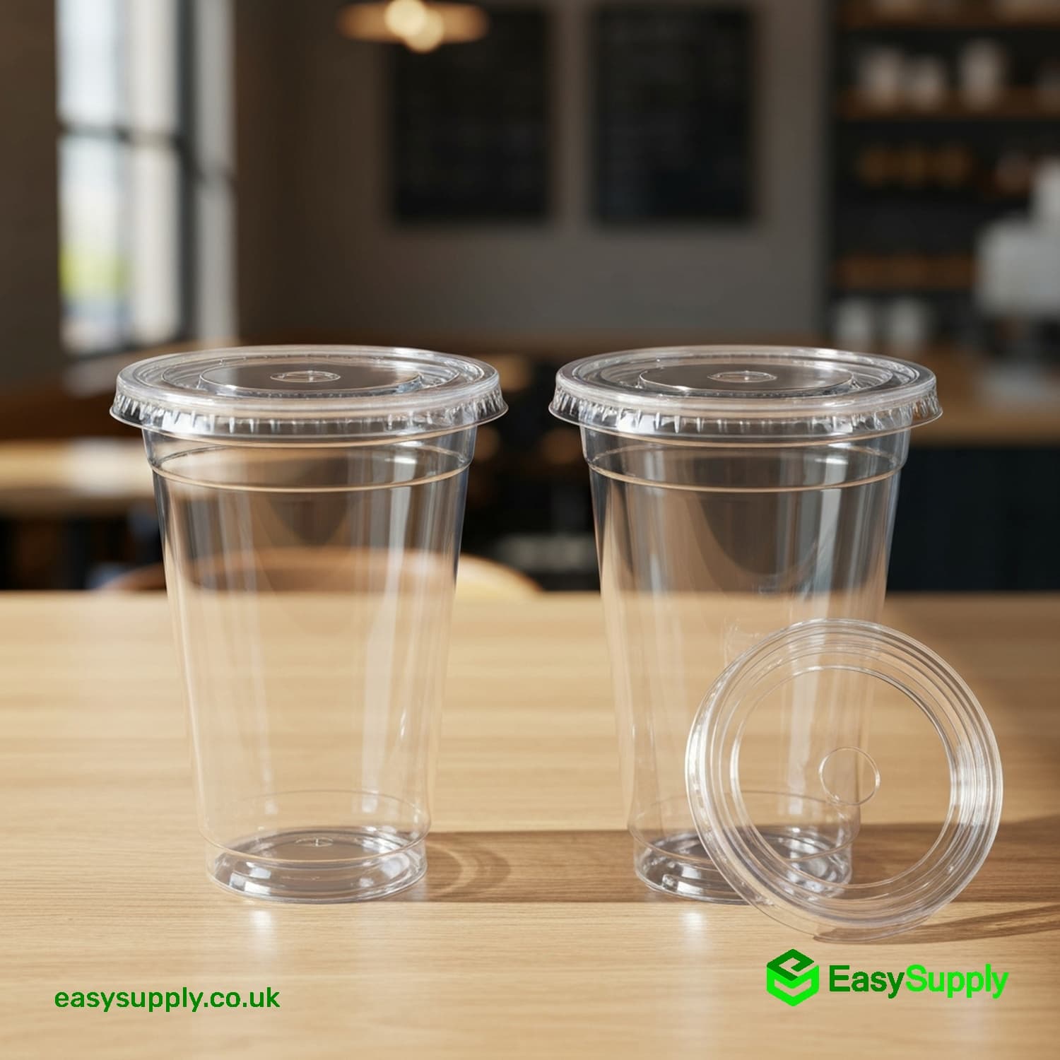 16 oz 12 Flat Smoothie Cup Lid  - view 2