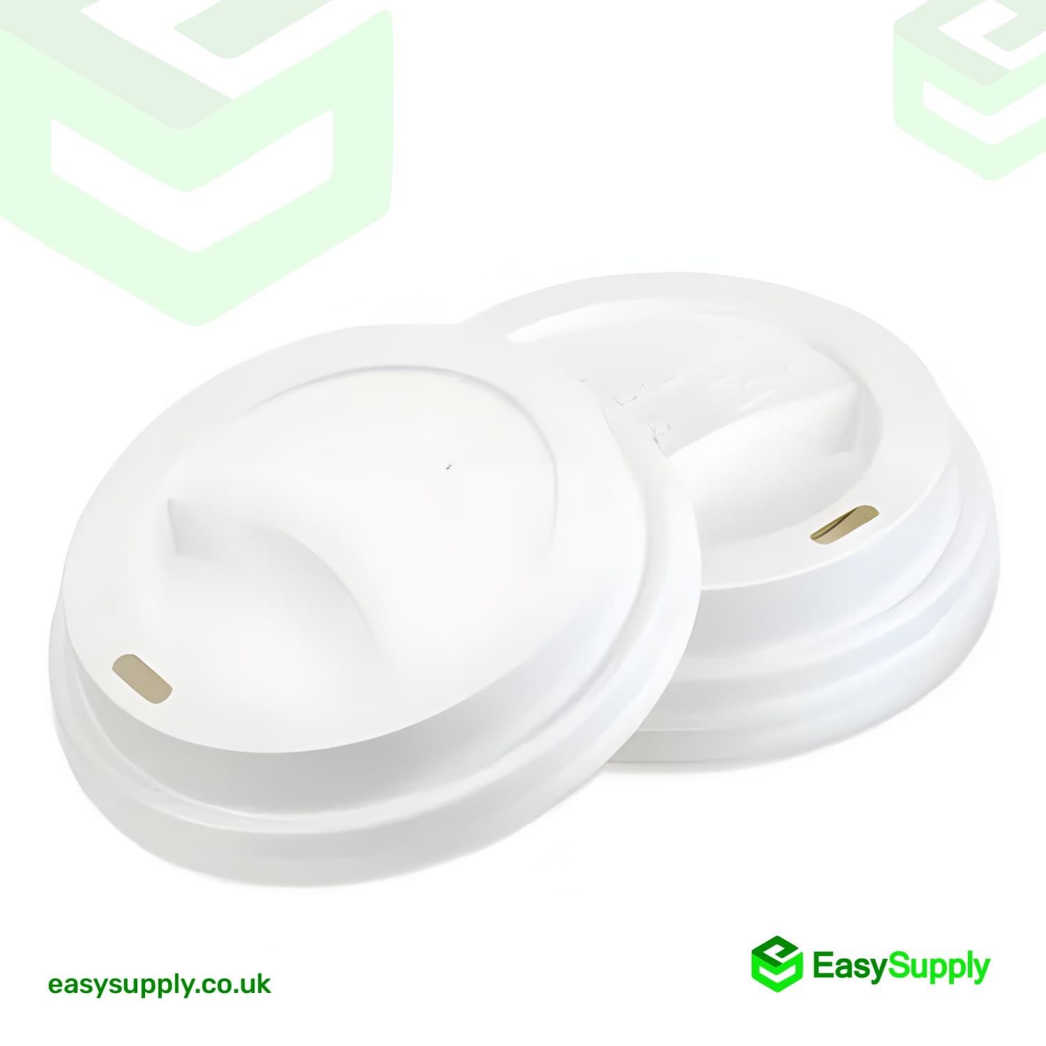 8 oz White Ripple Cup Lids 500 Pcs Cups