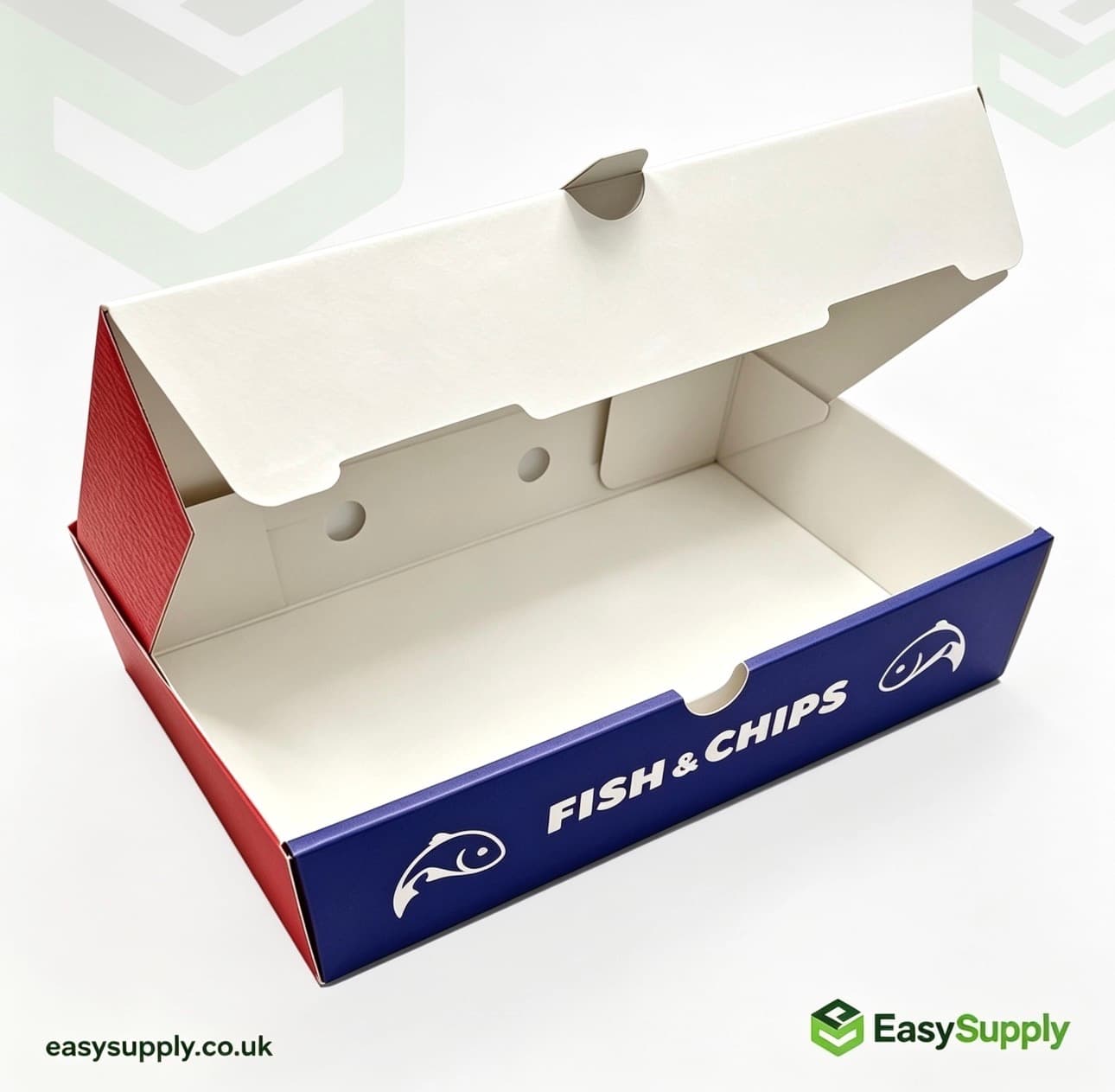Medium Fish&Chips Box10" 272x155x52  - view 3