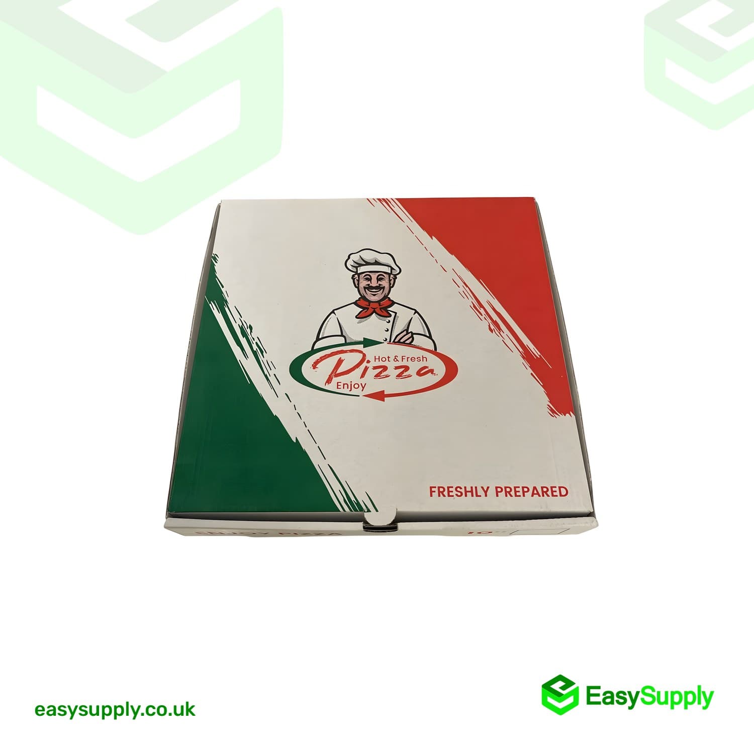 12” Pizza Box White Italian Print Premium Quality 90 Pcs Pizza Boxes