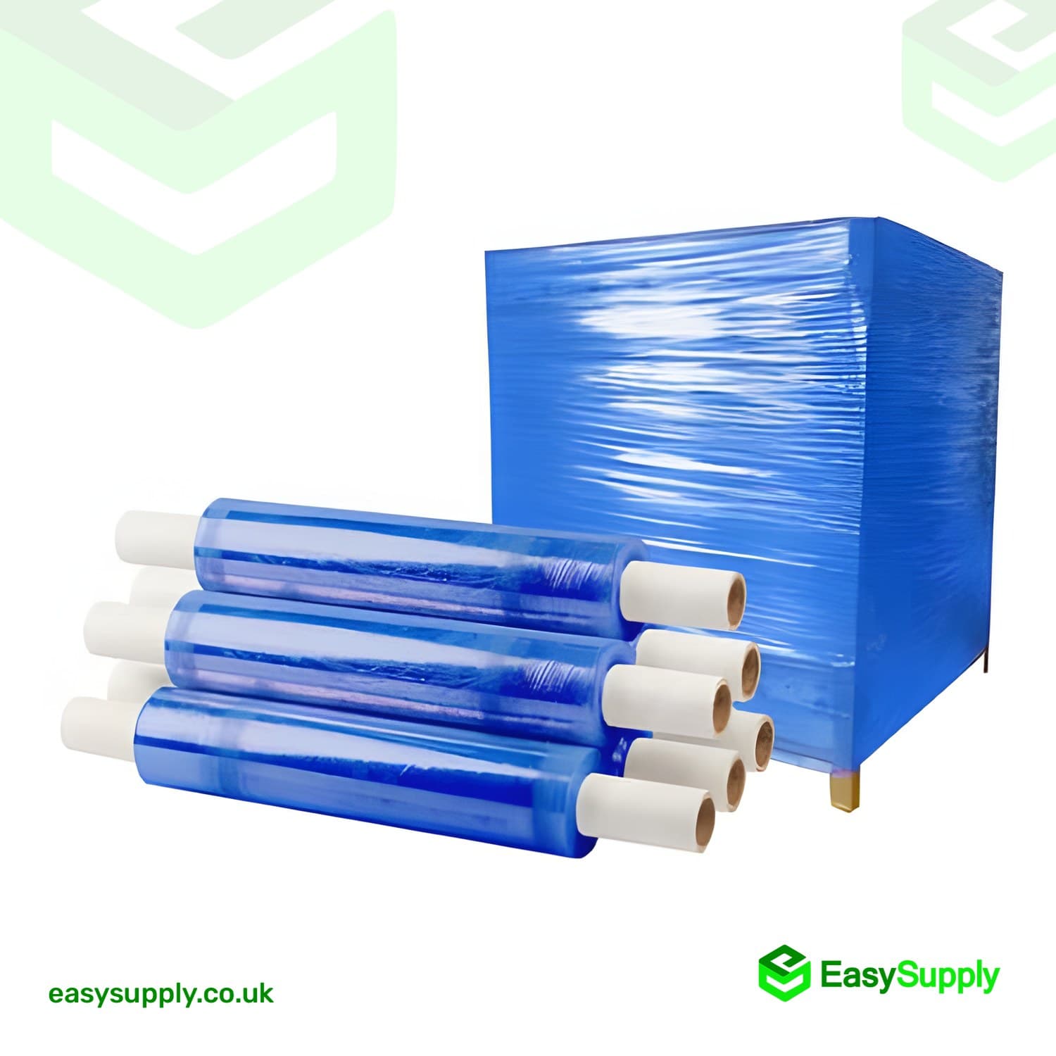 Pallet Wrap Blue Tint Very Tacky 17 Micron 400 mm Extended Core 6 Roll - view 2