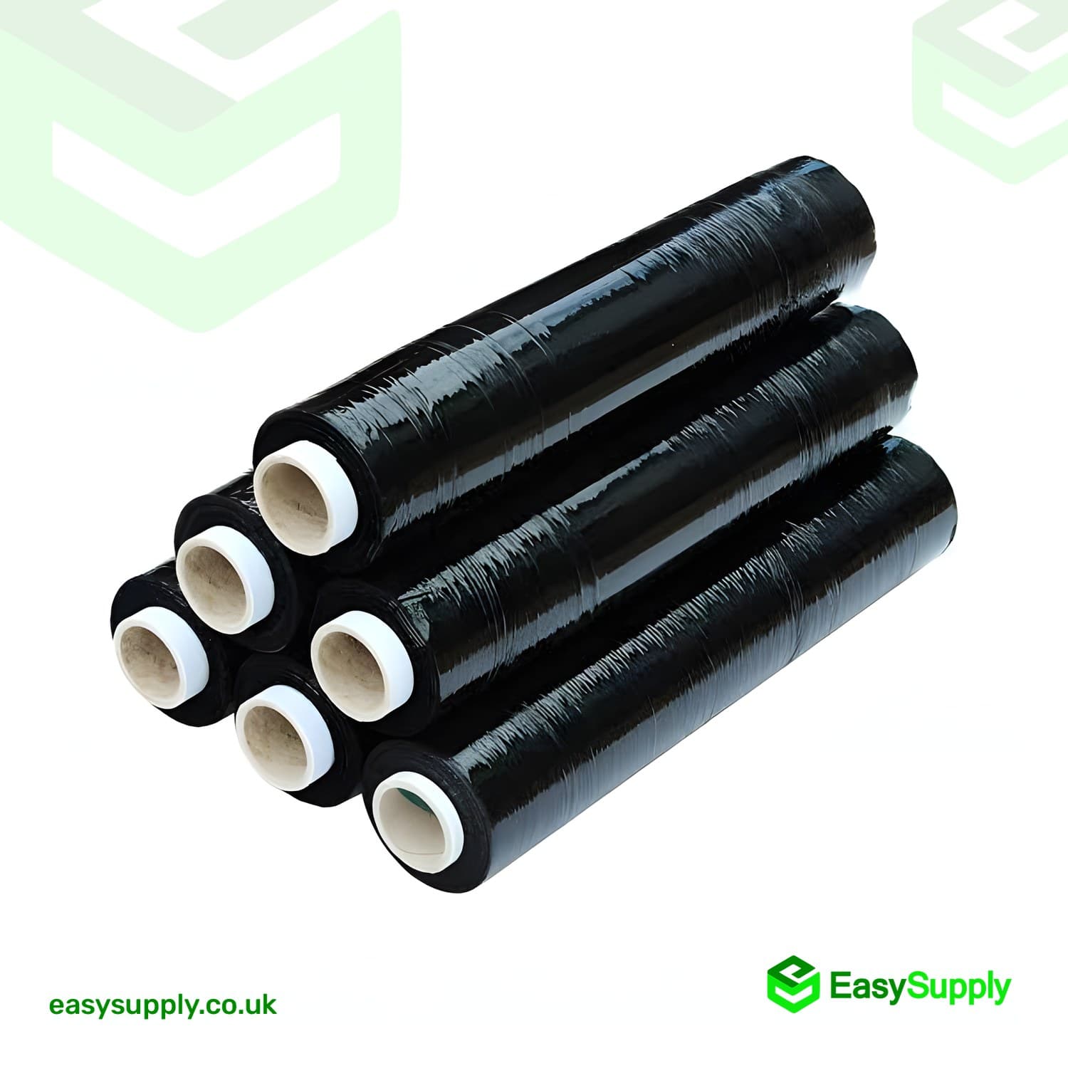 Pallet Wrap Black Opaque Very Tacky 25 Micron 500mm Standard Core 6 Roll - view 3