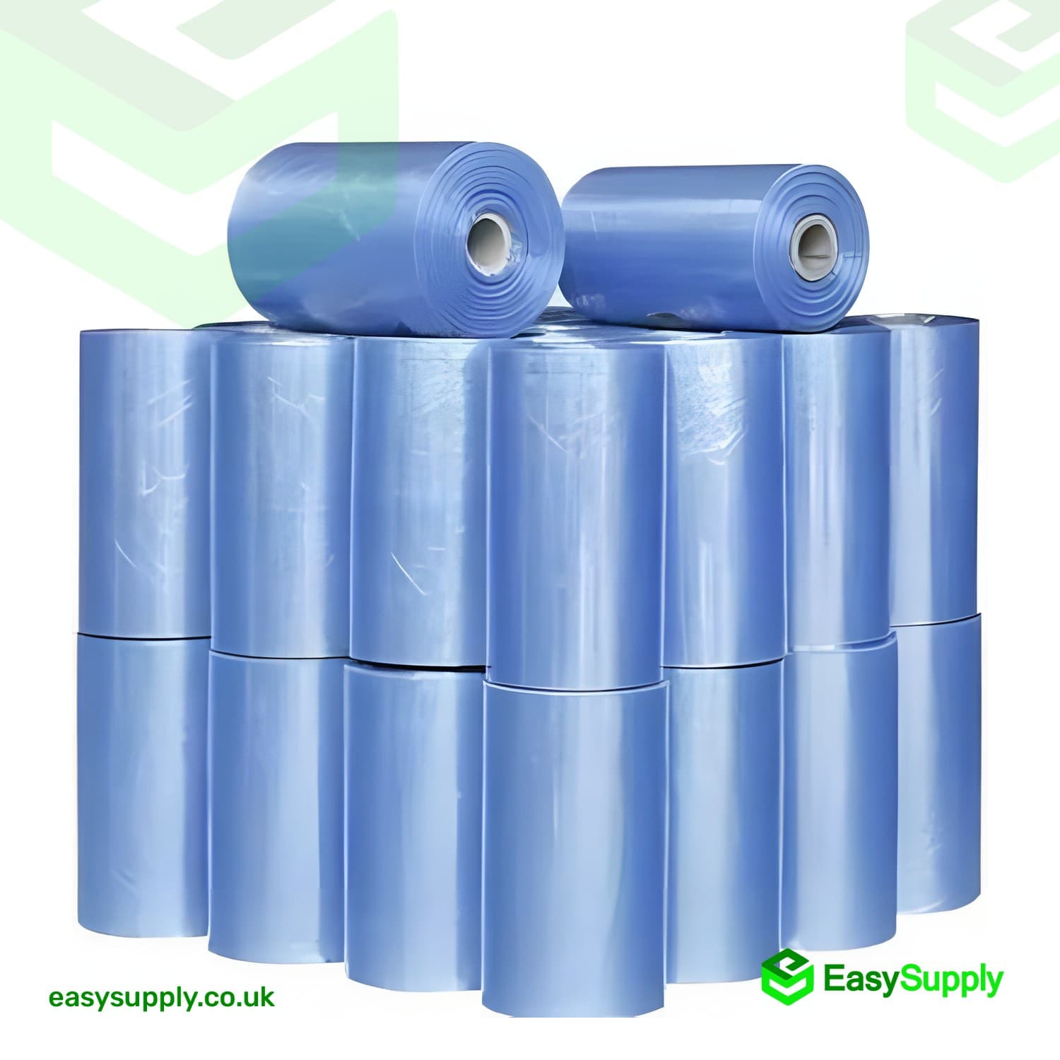 Blue Hdpe Bag 63 x 61 30% Recycled Content Minimum Shrink Films - view 2