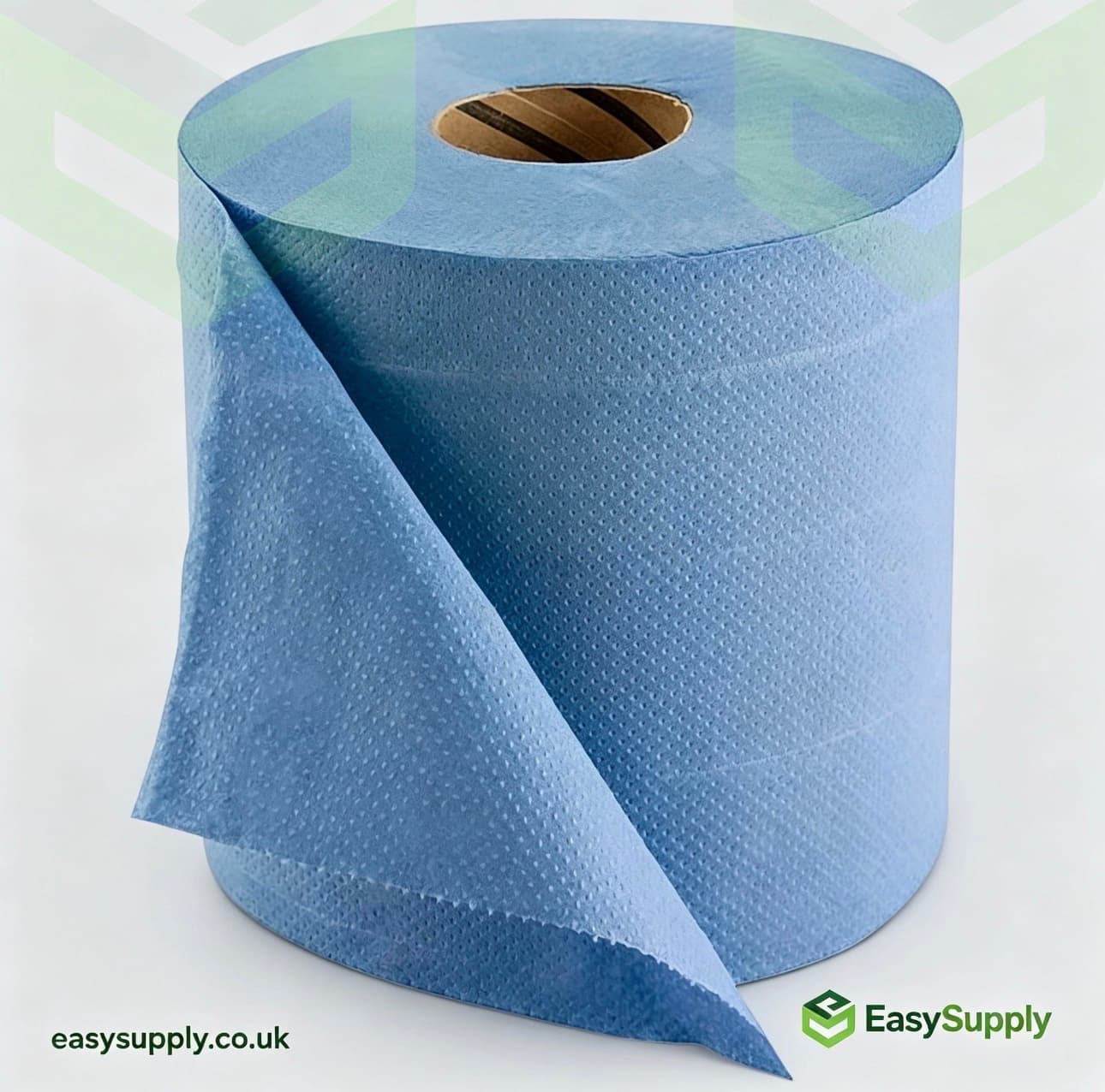 Blue Centrefeed 100M 165mm Embossed 6 Rolls 