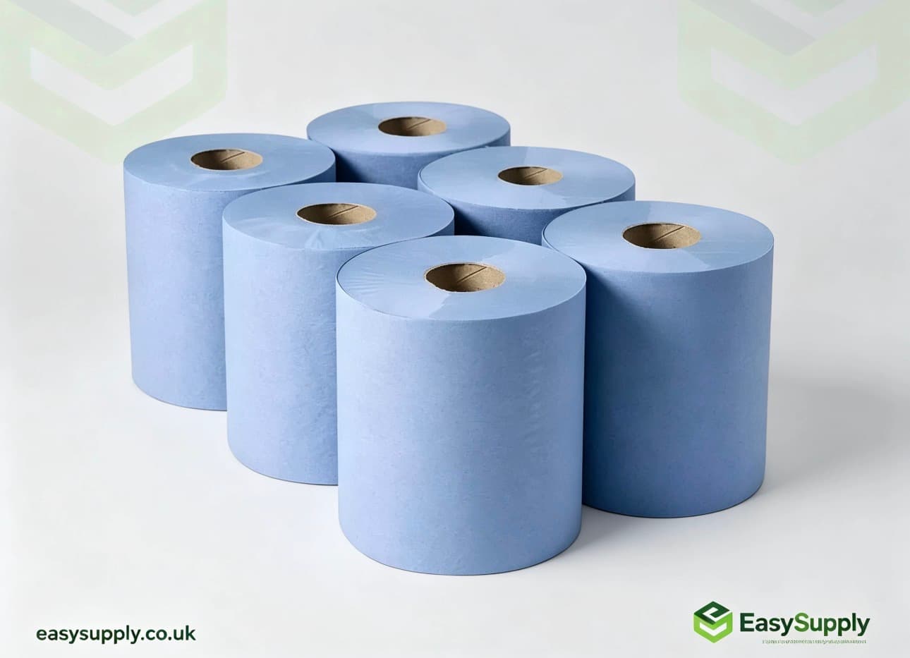 Blue Centrefeed 120M 166mm Laminated Emb 6 Rolls 