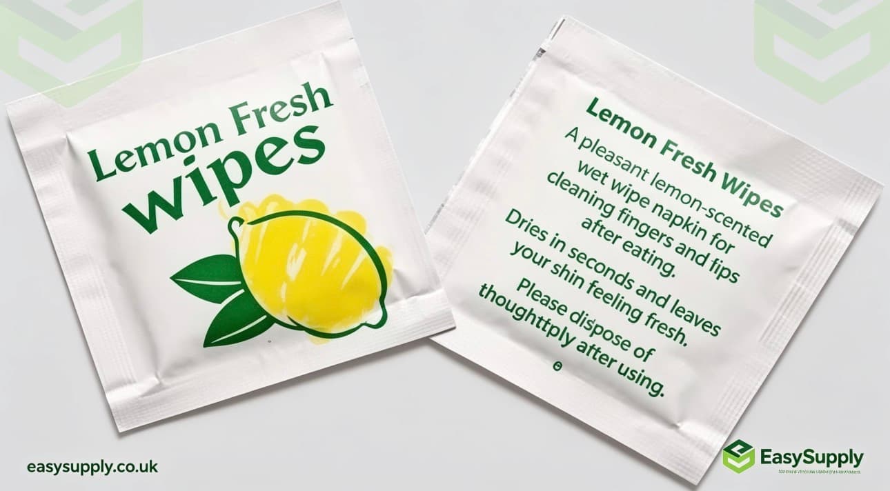 Wet Wipes Lemon 1000Pcs 5,5x6cm  - view 3